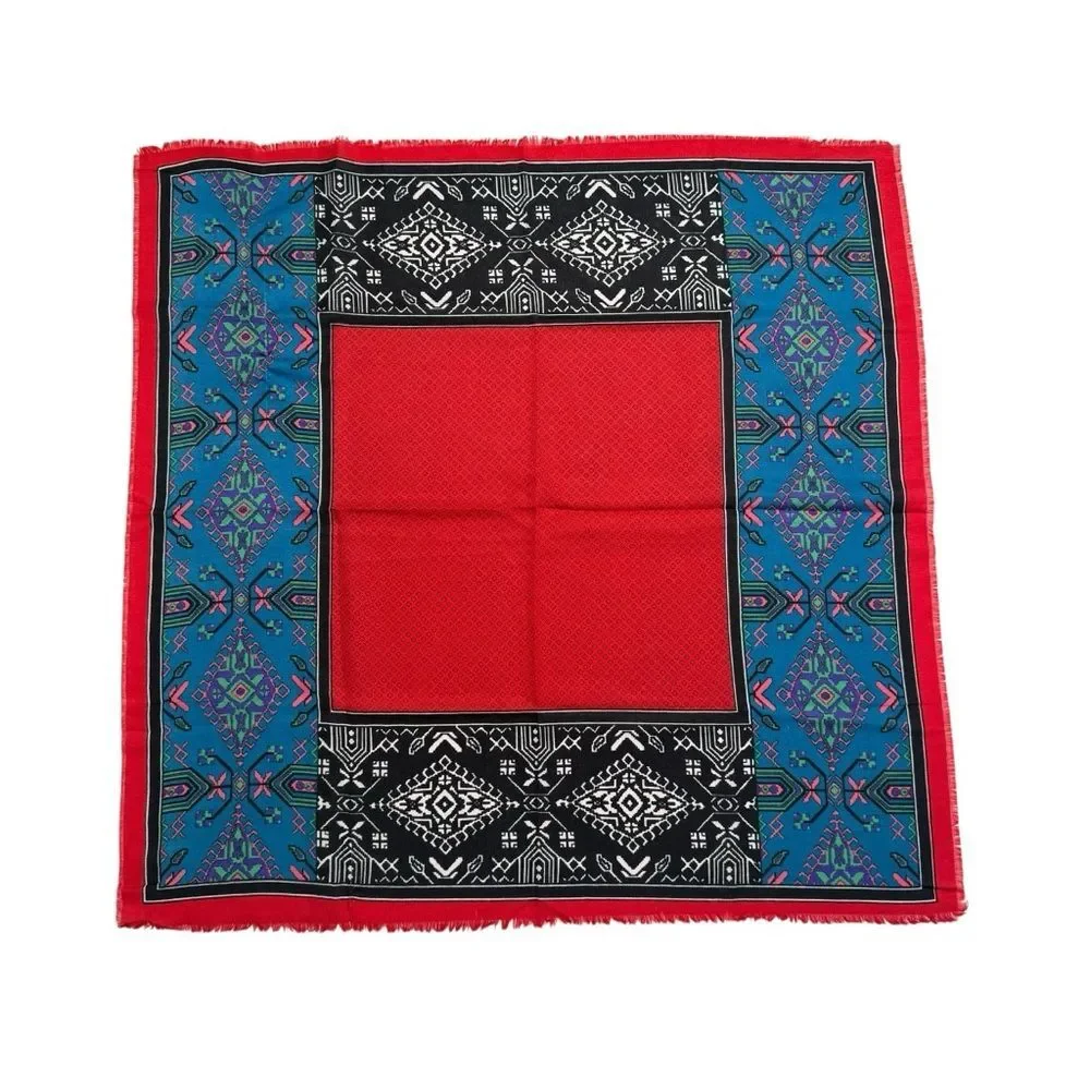 Vintage Colorful Glentex Scarf Made in Japan